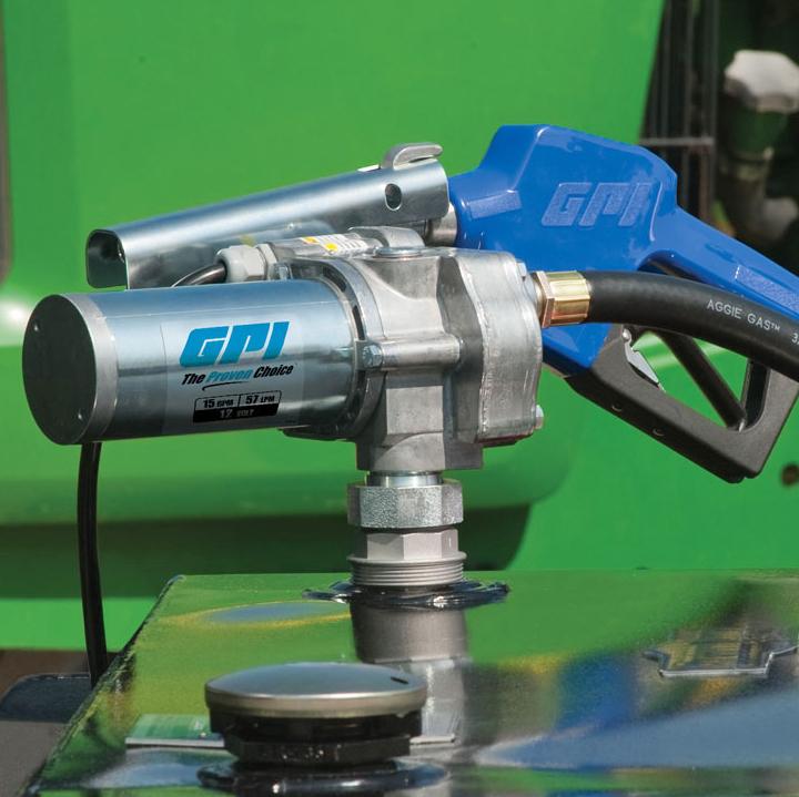 GPI M150SEM Fuel Transfer Pump, Manual ShutOff