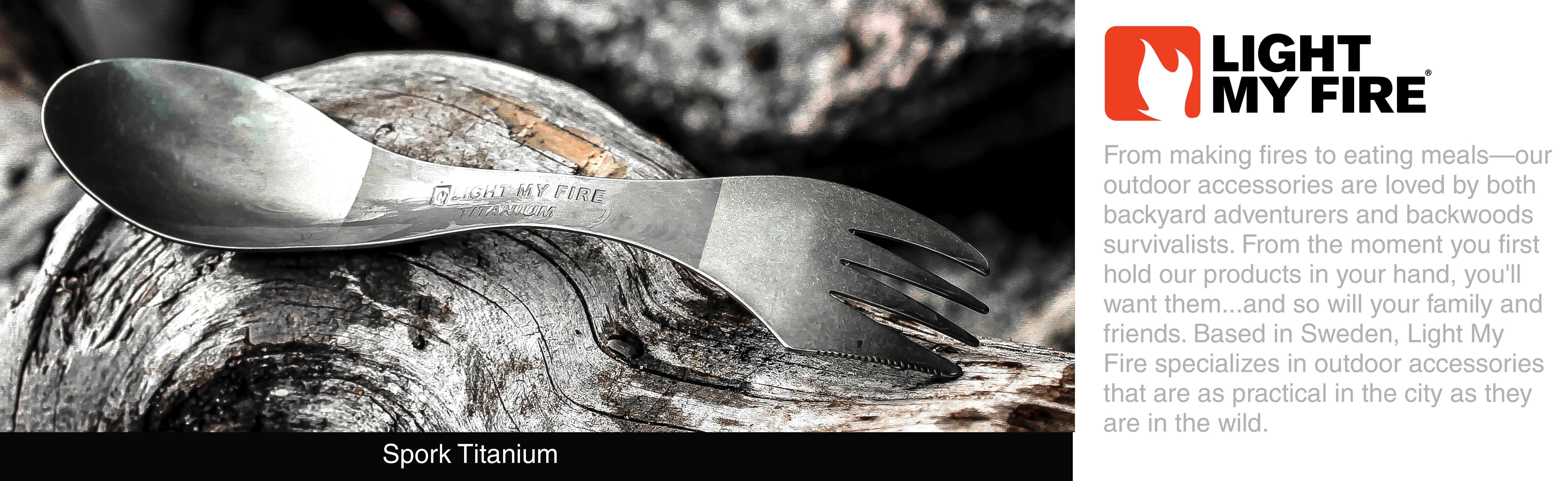 Light my Fire Titanium Spork Camping Flatware Sports