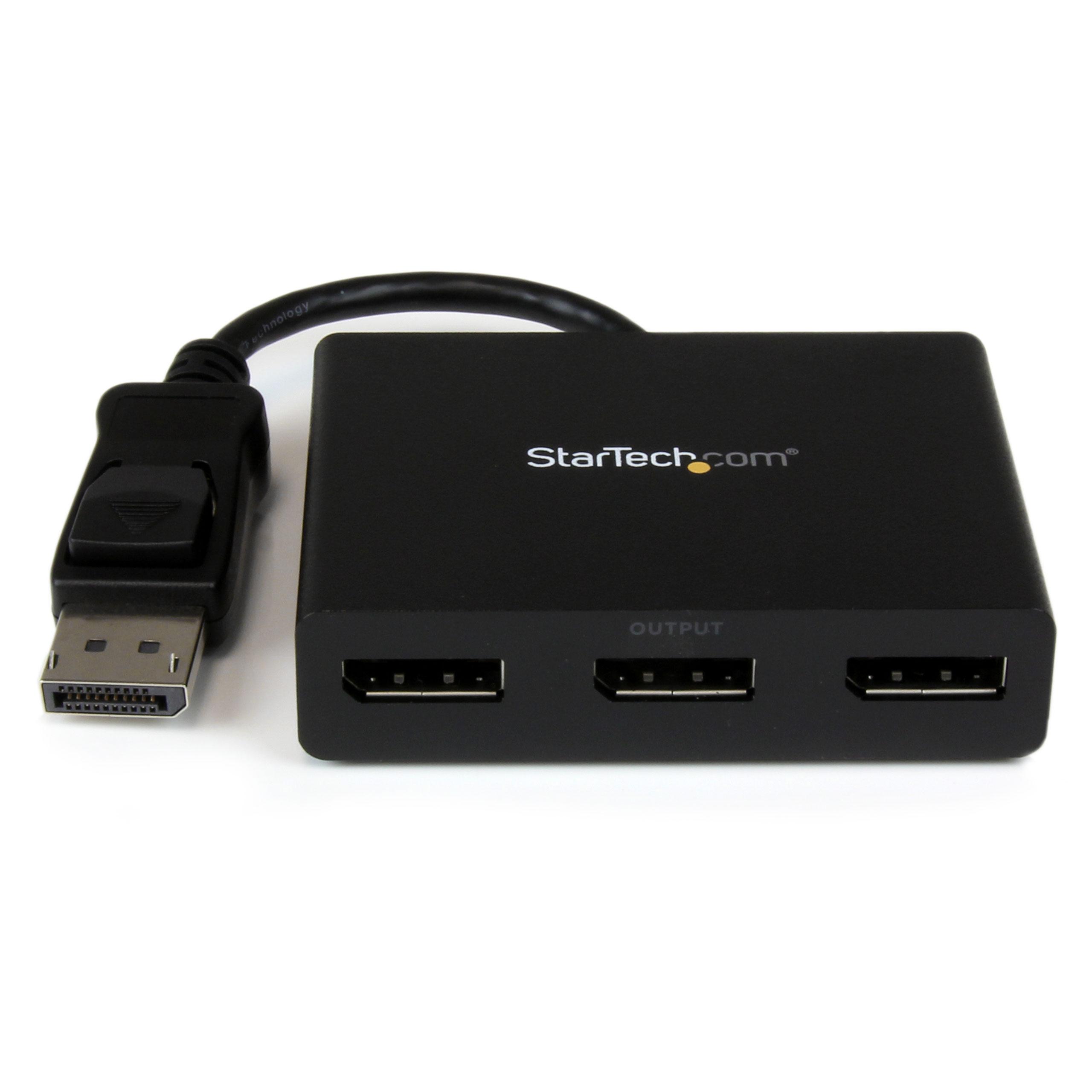 DisplayPort to DisplayPort Multi Monitor Splitter 3Port MST Hub DP