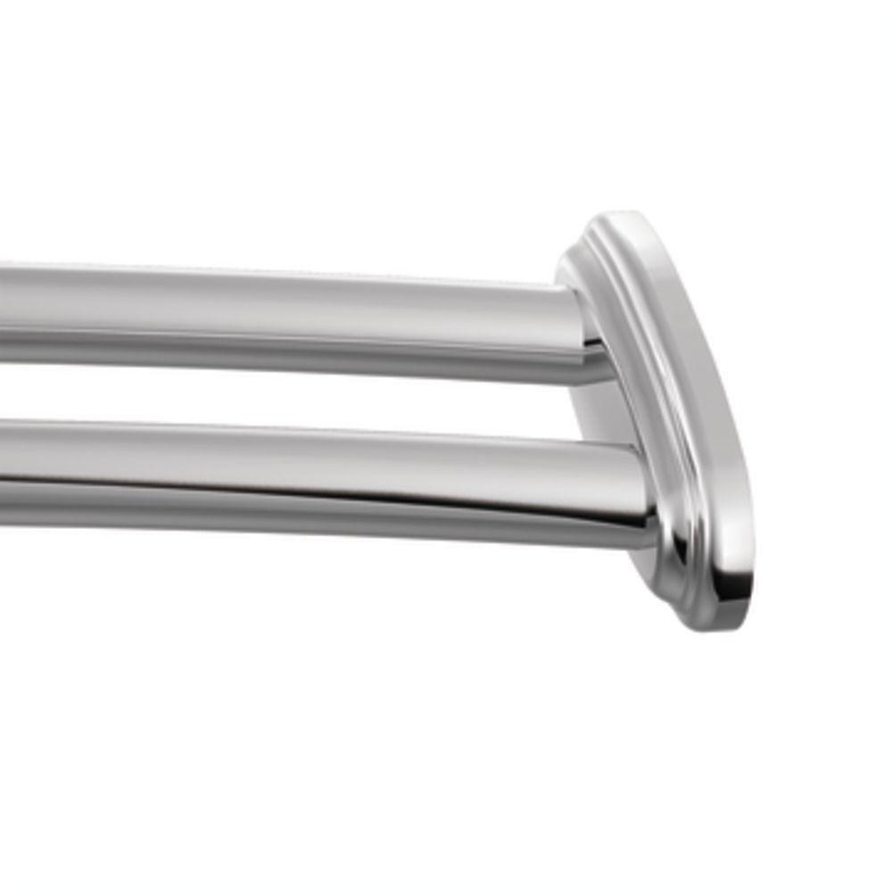Moen DN2141CH 60Inch Adjustable Stainless Steel Double Curved Shower