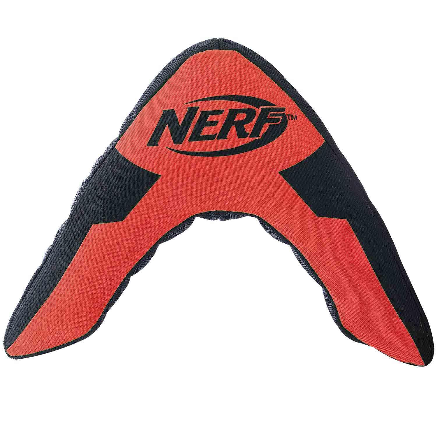 Pet Supplies Nerf Dog Trackshot Boomerang Plush Squeaker Dog Toy