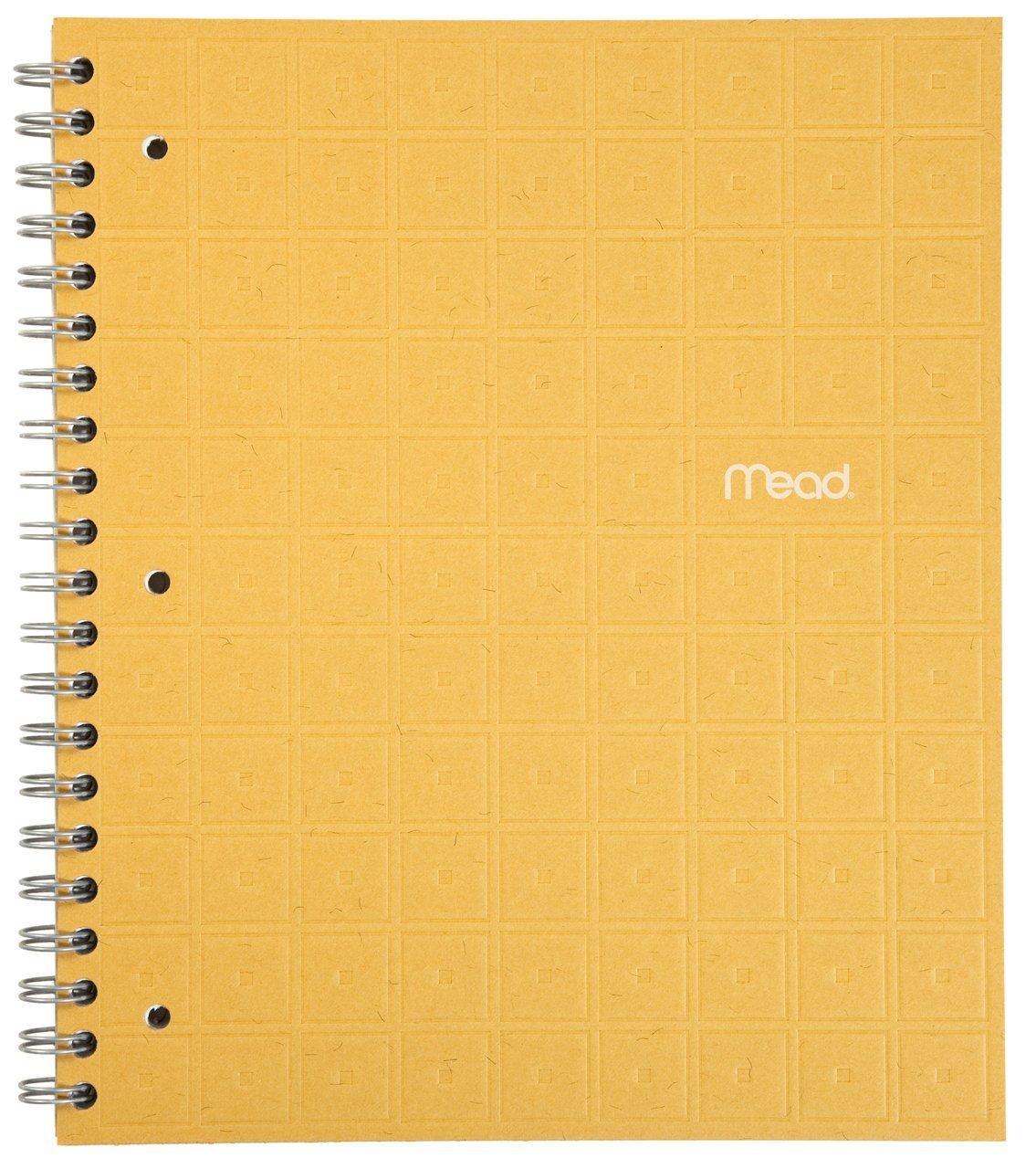 Mead Spiral Notebook, 1 Subject, College Ruled Paper, 80