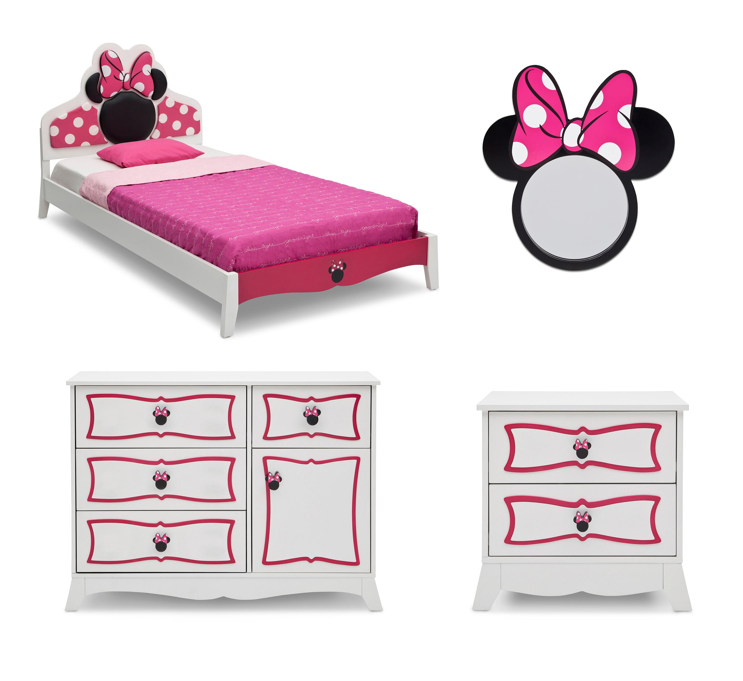 Amazon Delta Children Twin Bedroom Collection Disney Minnie