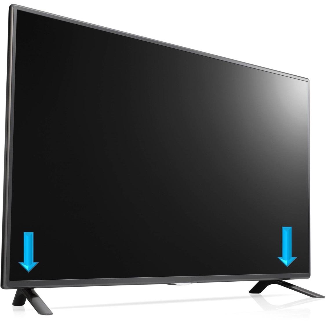 AVF SDC1140A TV Stand for Up to 55Inch TVs, Black Glass