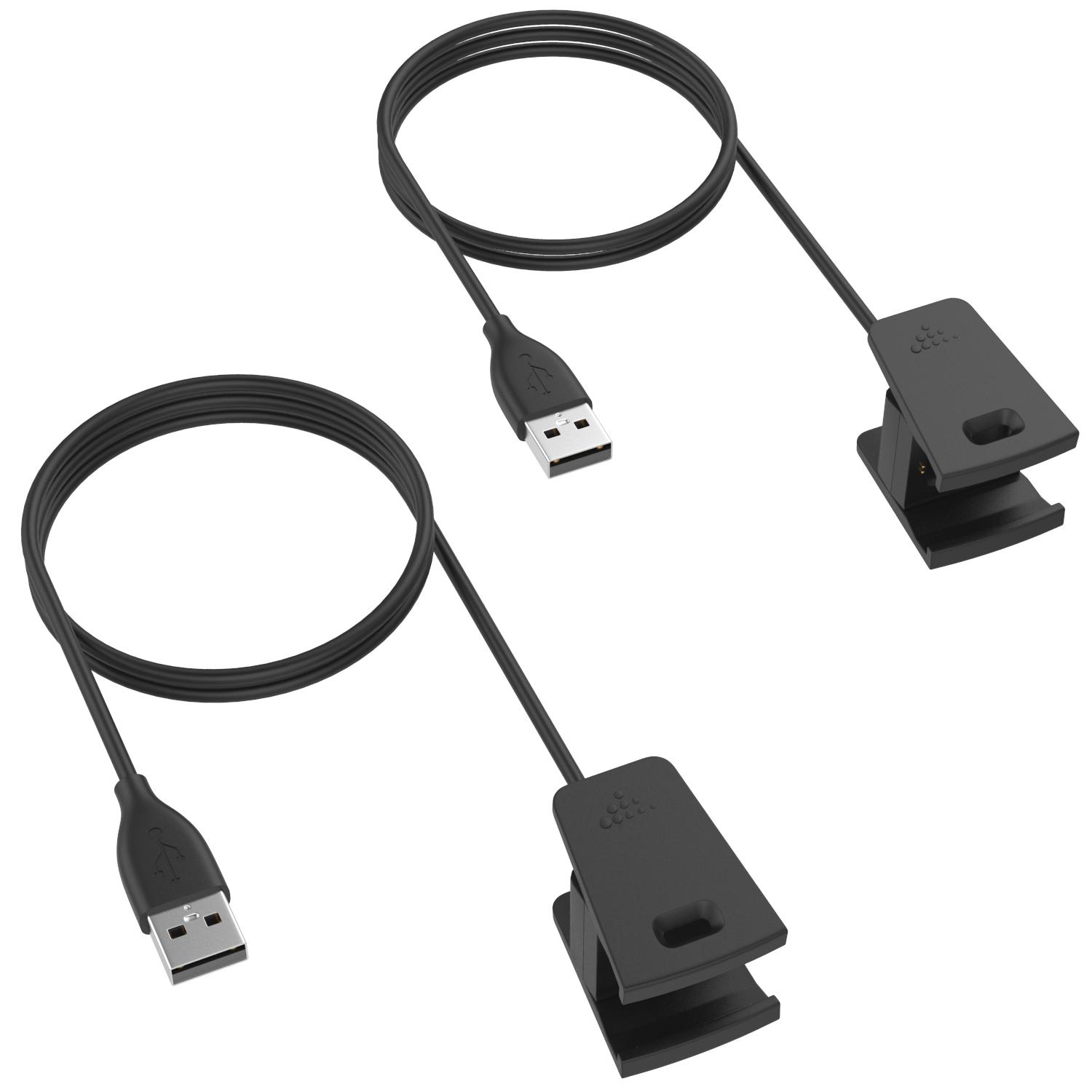 MoKo [2 Pack] Fitbit Charge 2 Charger, [3.7 FT+ 1.6 FT