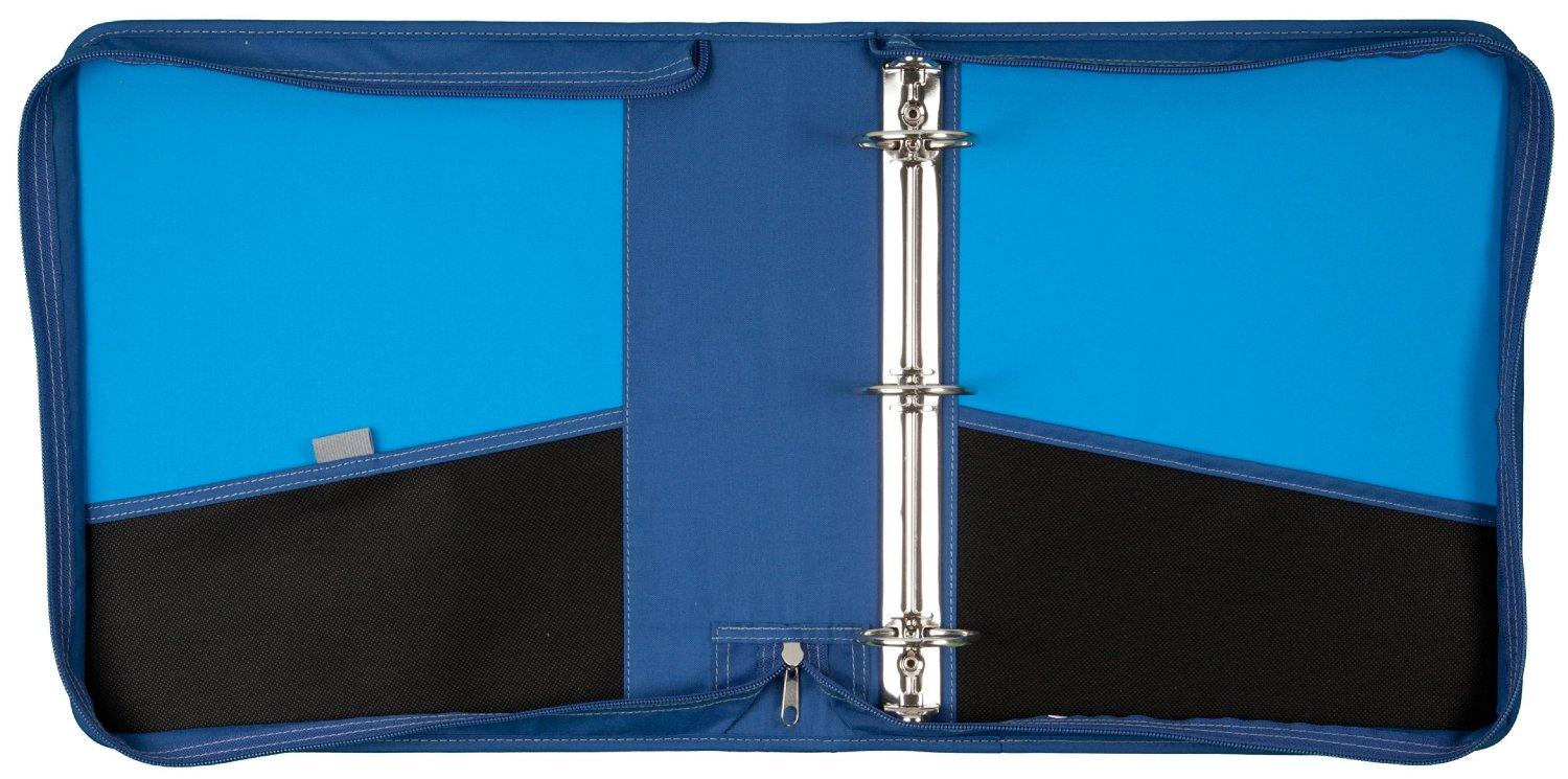 Mead 2 Inch Zipper Binder with Handle, Includes Interior