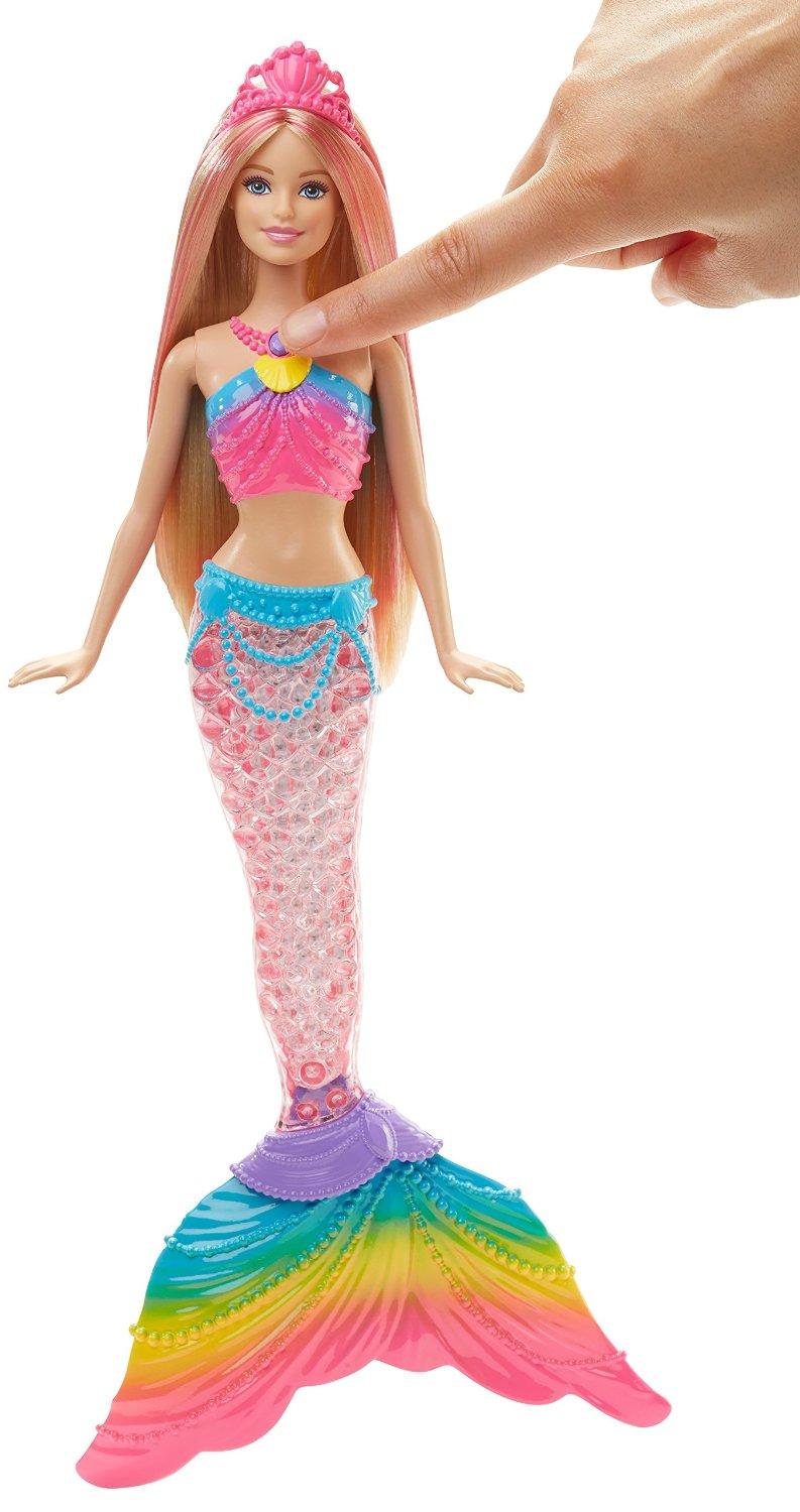 amazon-barbie-dreamtopia-rainbow-lights-mermaid-doll-blonde