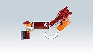 Amazon.com: LEGO Minecraft The Nether Fortress 21122: Toys 