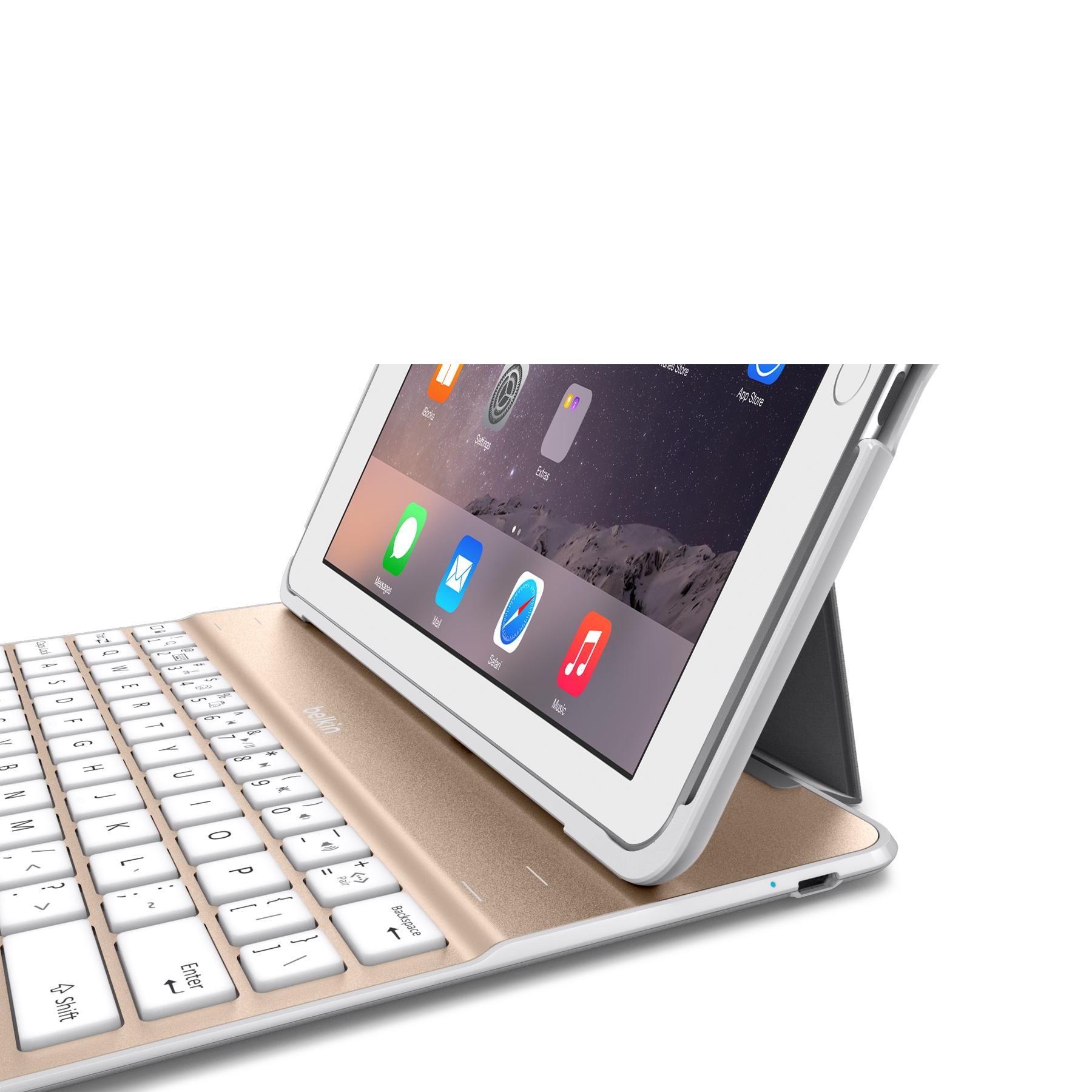 Belkin QODE Ultimate Keyboard Case for iPad Air 2 (White