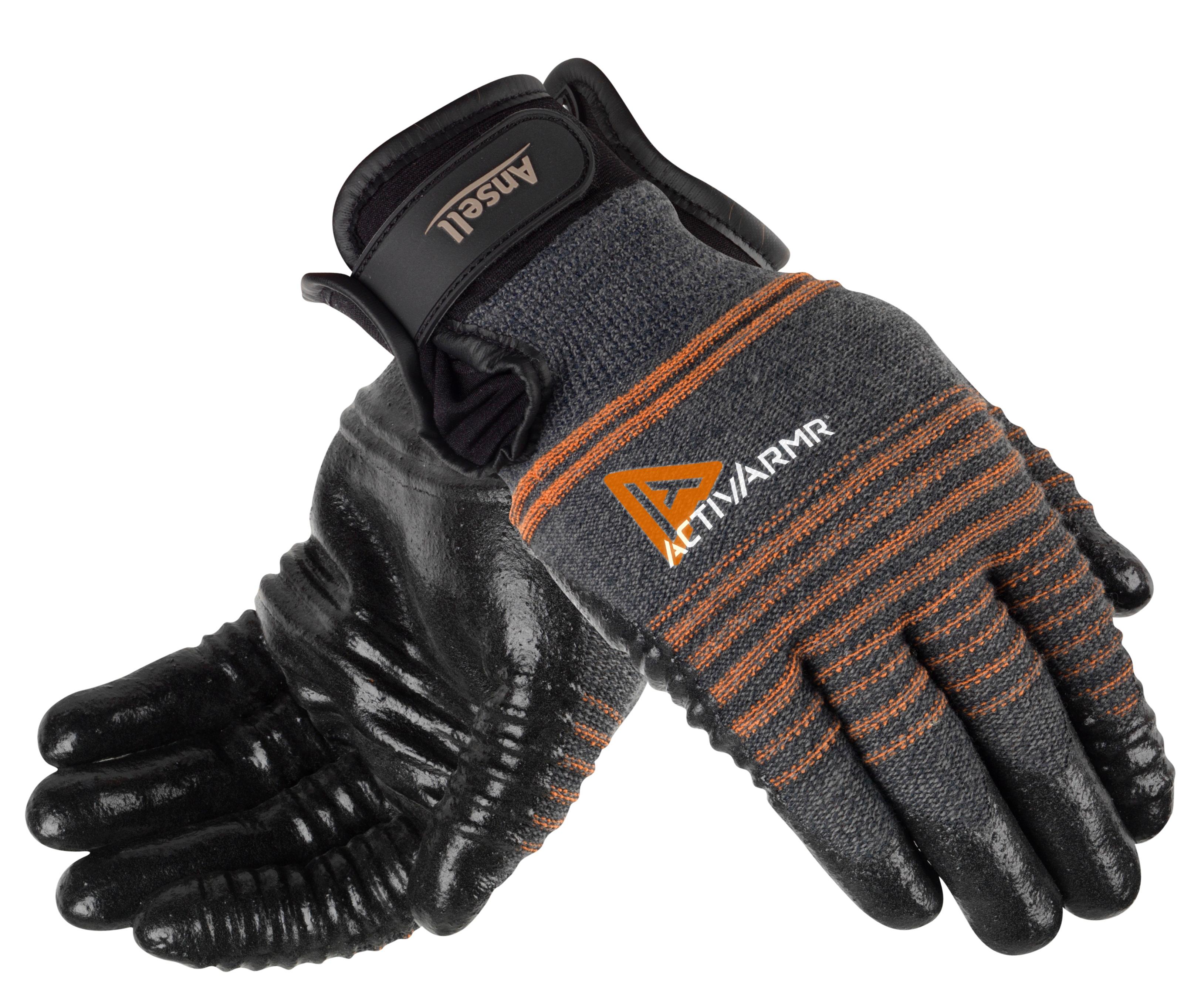 Ansell ActivArmr 97009 Multipurpose Heavy Duty Gloves, Medium (1 Pair