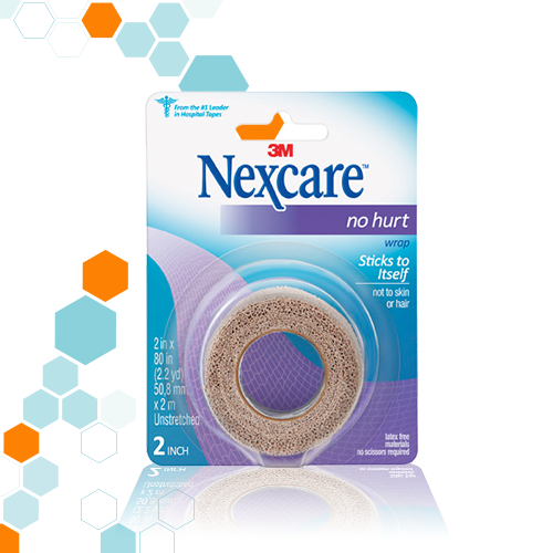 Nexcare Coban SelfAdherent Wrap, 3Inch x 5Yard Roll, 1