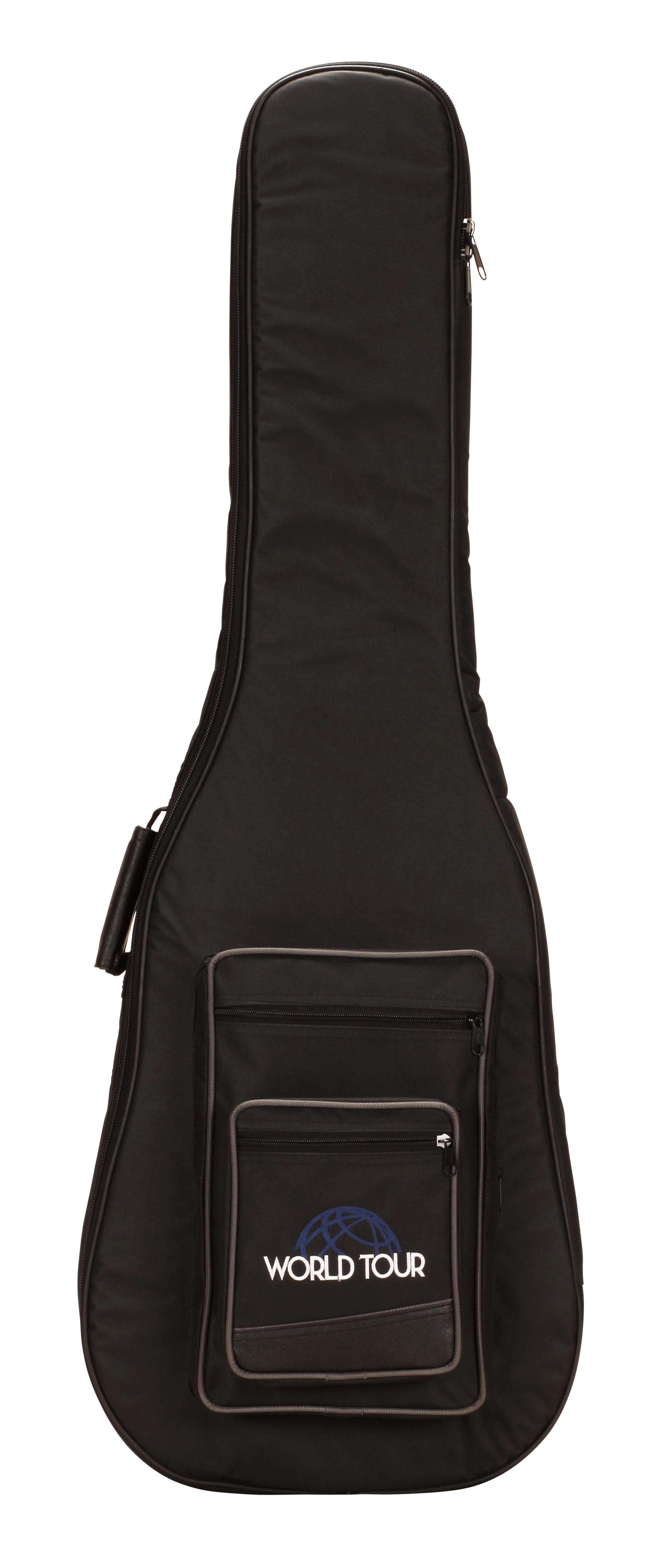 World Tour BG20DN Deluxe 20mm Bass Guitar Gig Bag Musical