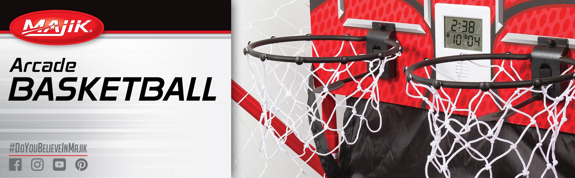 Majik Arcade Double Shot Basketball Game