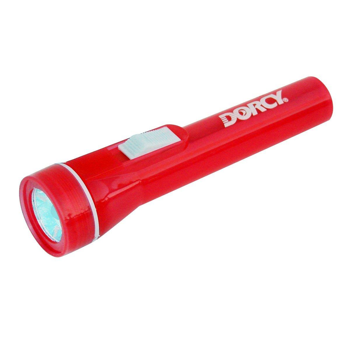 Dorcy 412503 2AA LED Optic Flashlight with Batteries, Assorted Colors