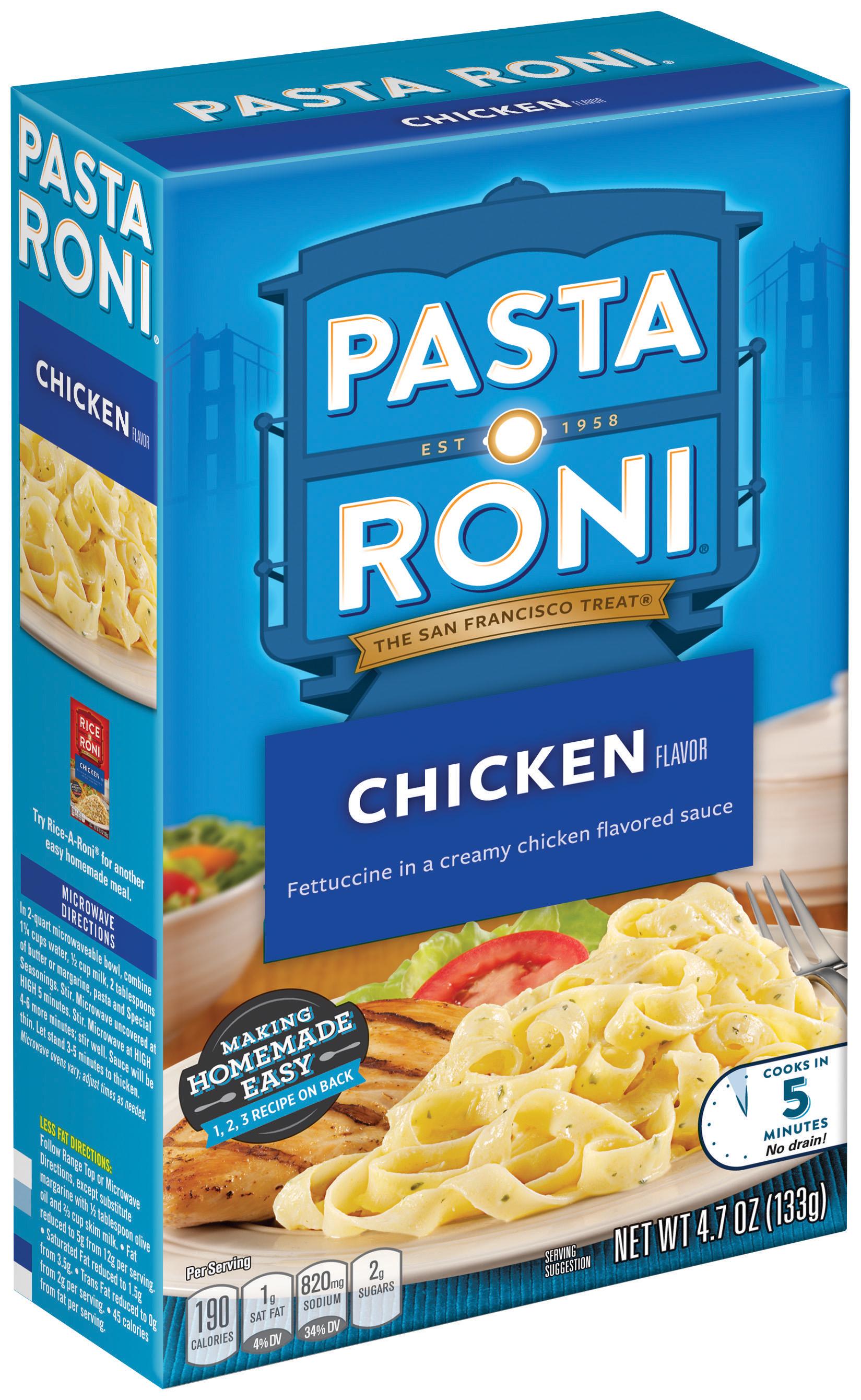 Pasta Roni Creamy Chicken Fettuccine Mix (Pack of 12 Boxes) Fettuccini Pasta