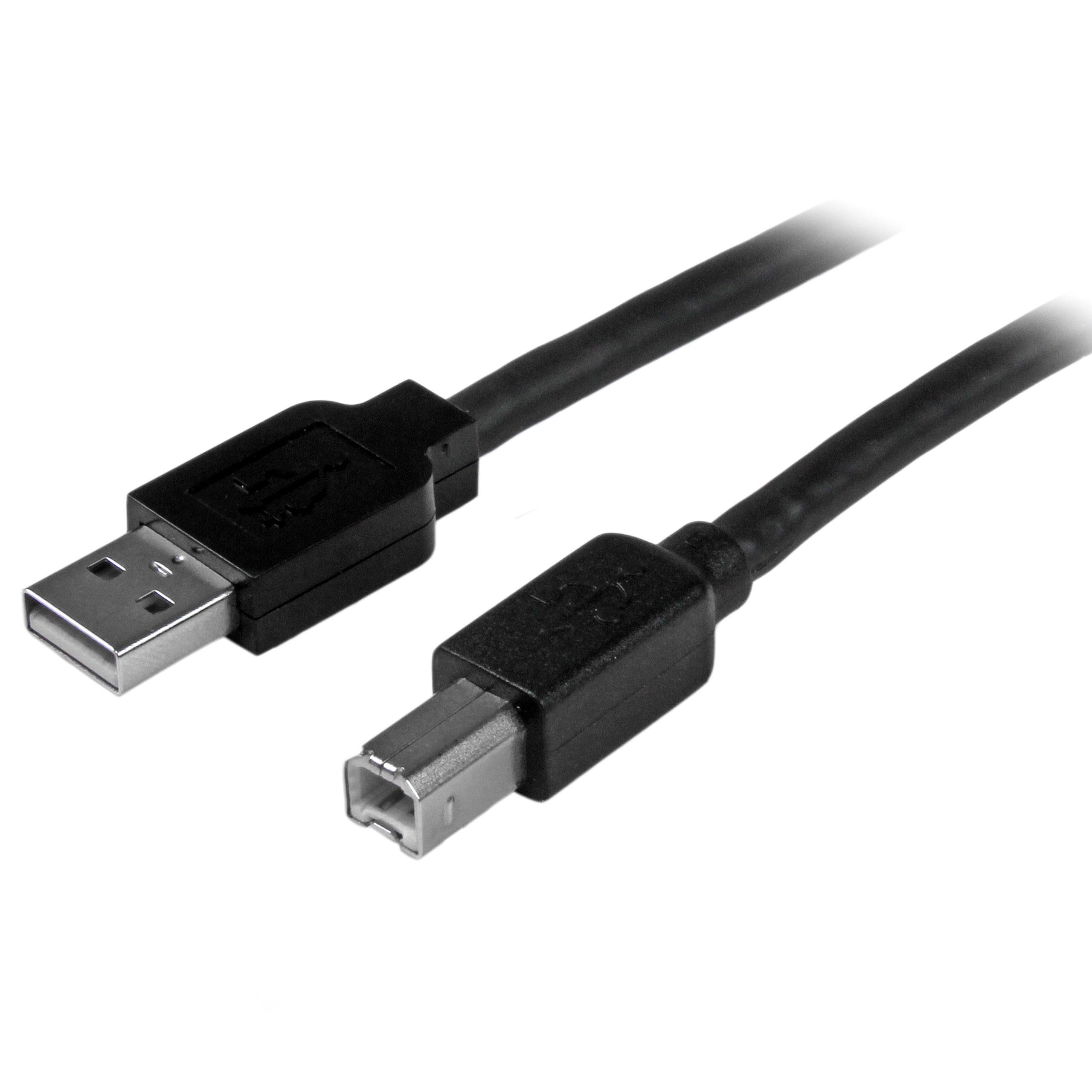 15m / 50 ft Active USB 2.0 A to B Cable Long 15 m USB