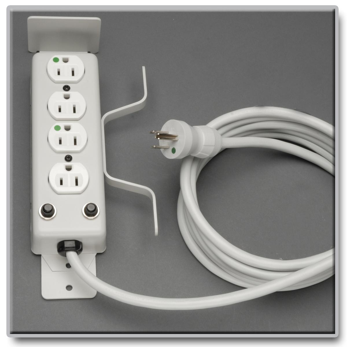 Tripp Lite 4 Outlet MedicalGrade Power Strip, For Patient