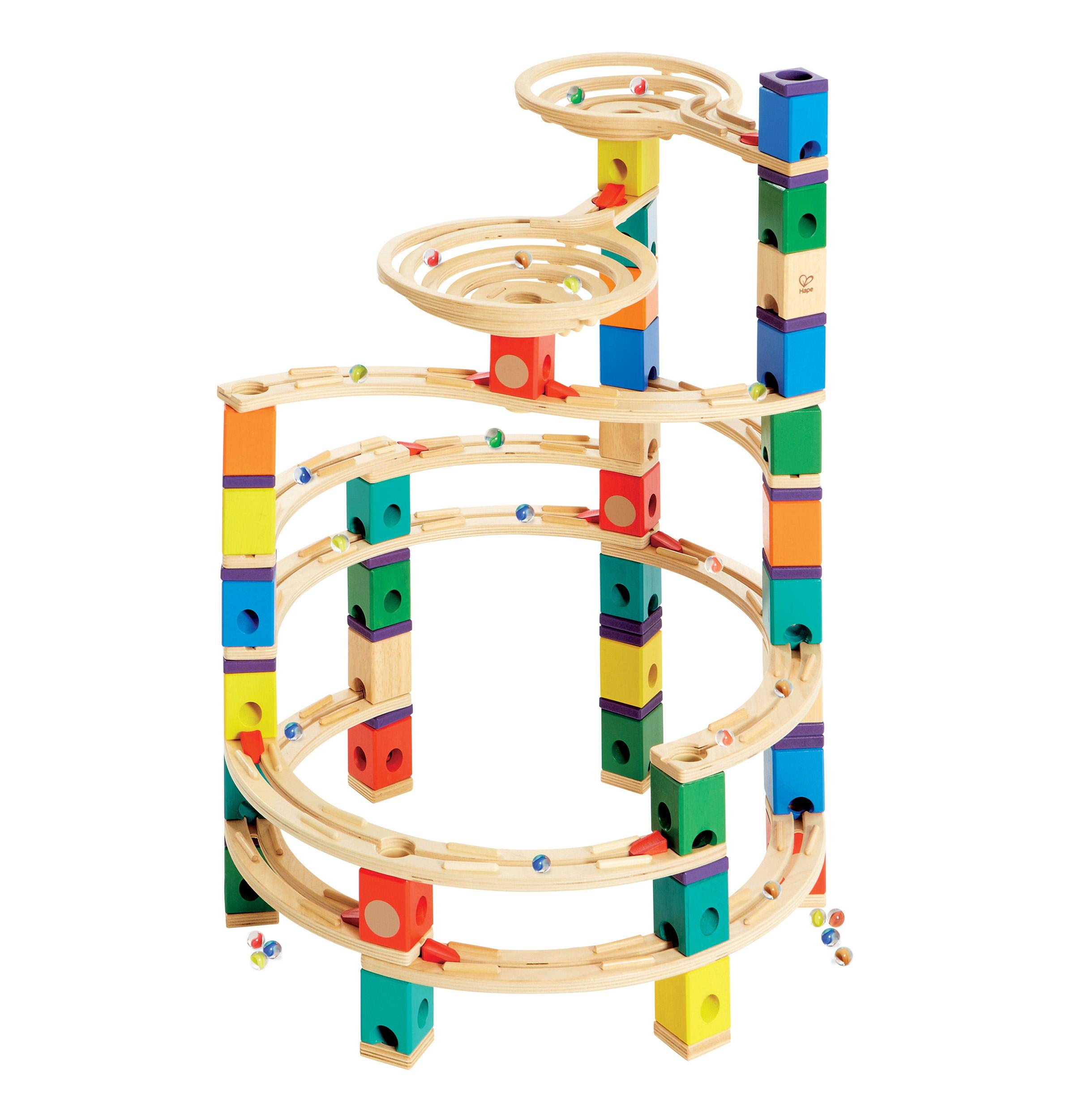 Hape Quadrilla Wooden Marble Run Construction System