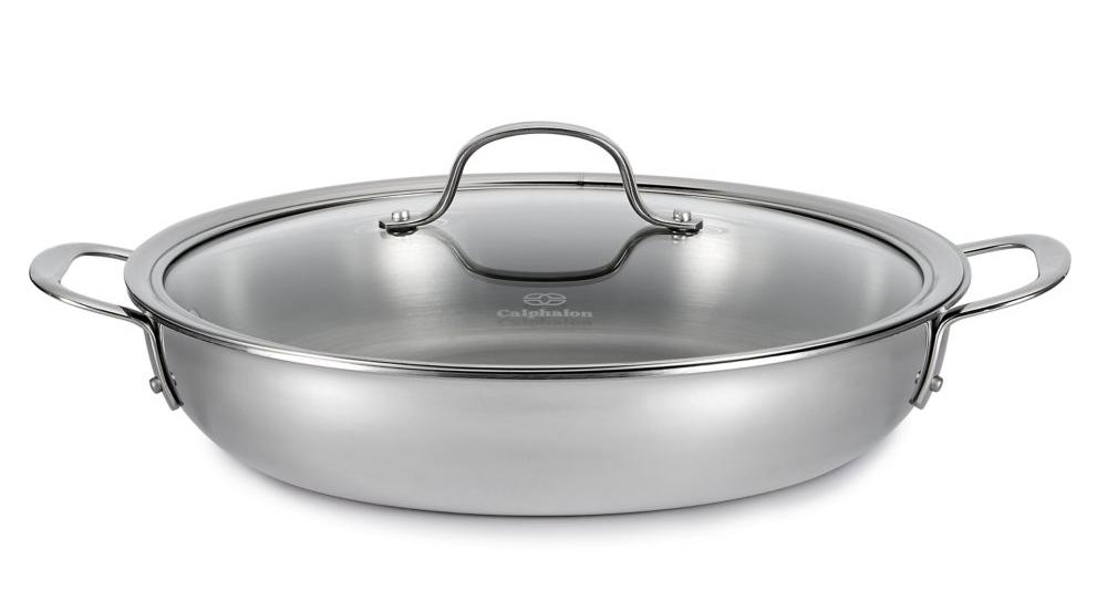 Calphalon TriPly 12Inch Stainless Steel Everyday Pan with