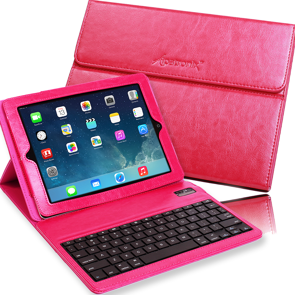 iPad Keyboard + Leather Case, Alpatronix KX100 Bluetooth