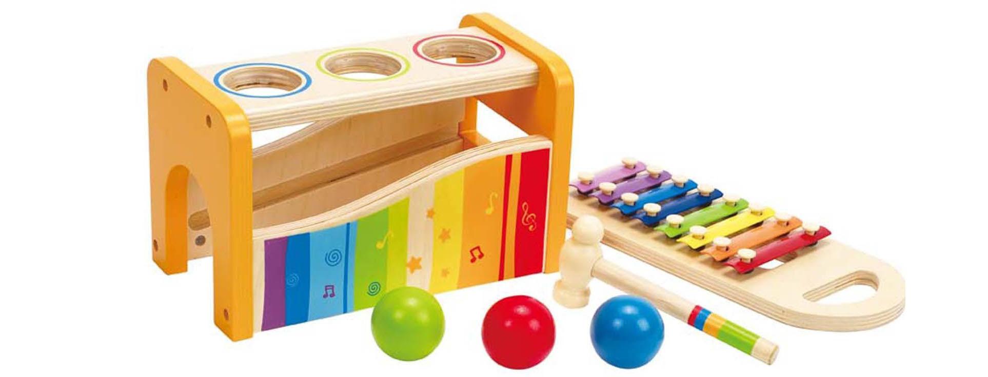 Hape Happy Harp Kid's Wooden Musical Instrument Toys & Games