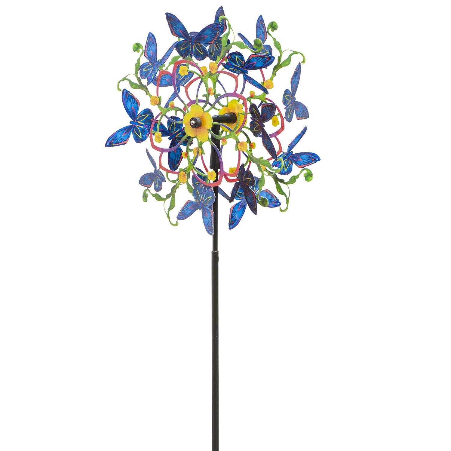 Iron Stop KWS100 Butterfly Wind Spinner Garden