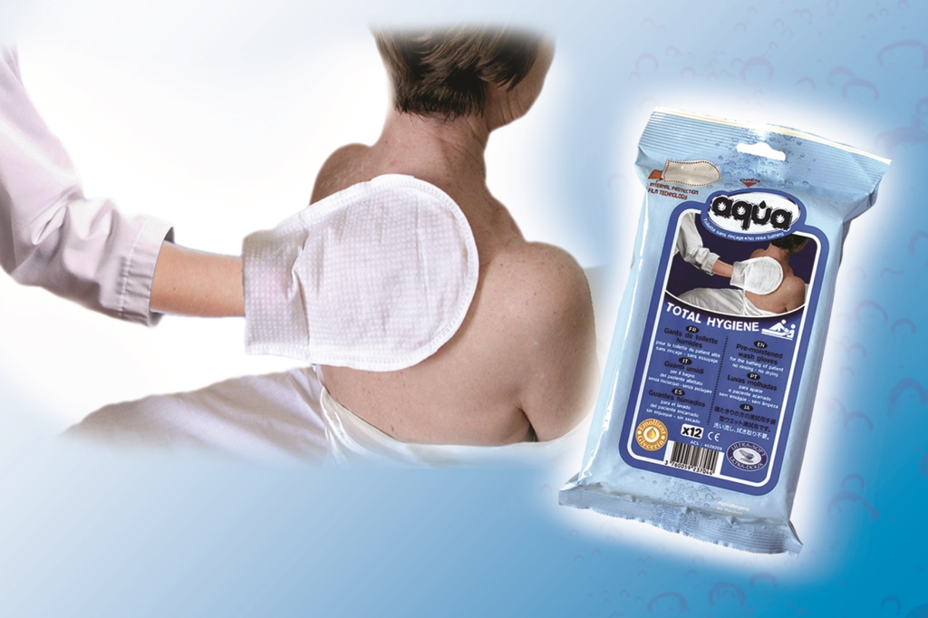 No Rinse Aqua Wash Gloves (Pouch of 12 Gloves) Health