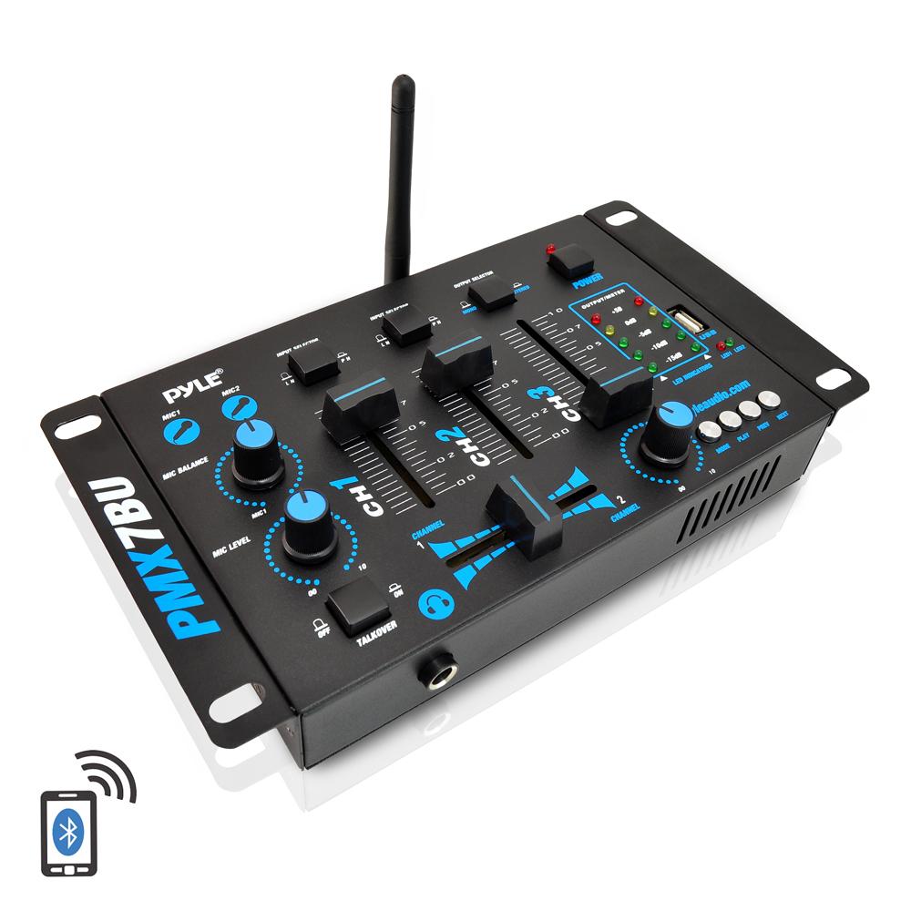 dj ipad free best for mixer PMX7BU MP3 Bluetooth Mixer, Talkover Pyle Channel DJ Amazon.com: Mic 3