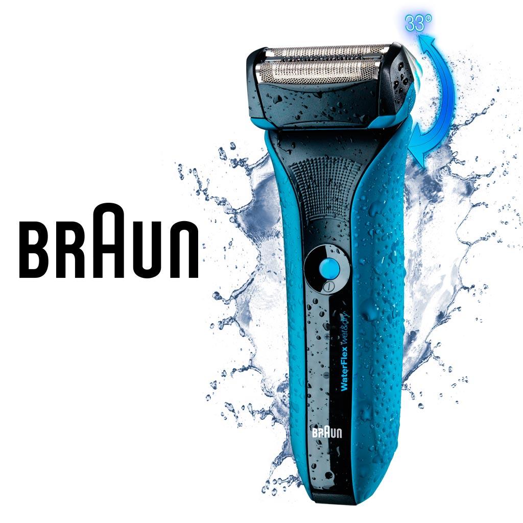 Amazon.com : Braun Series Waterflex Wet and Dry Shaver Electric Shaver ...