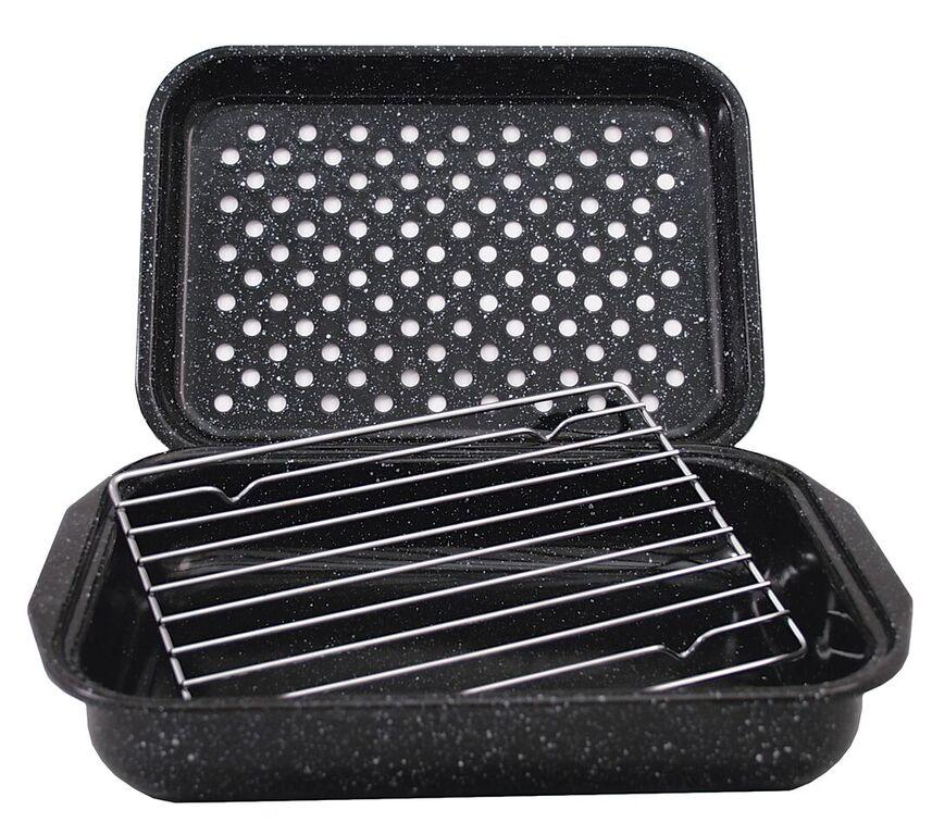 Granite Ware Bake, Broil, and Grill Pan, 3Piece Set