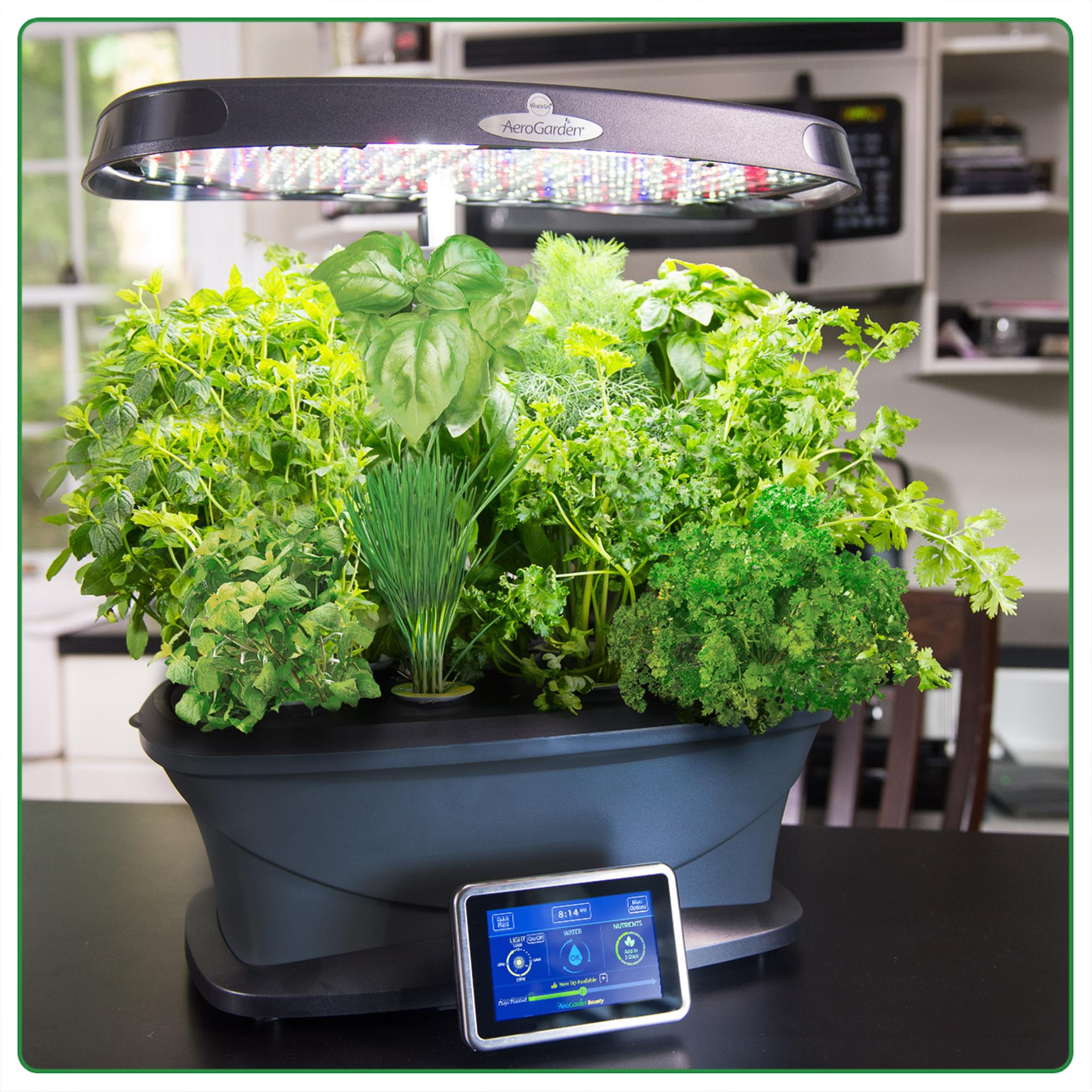 AeroGarden Bounty WiFi with Gourmet Herb Seed Pod Kit