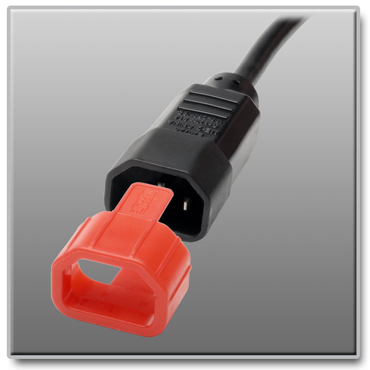 Tripp Lite PLC13RD PDU Plug Lock Connector C14 Power Cord