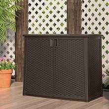 Amazon.com : Suncast Resin Wicker Outdoor Cooler with 