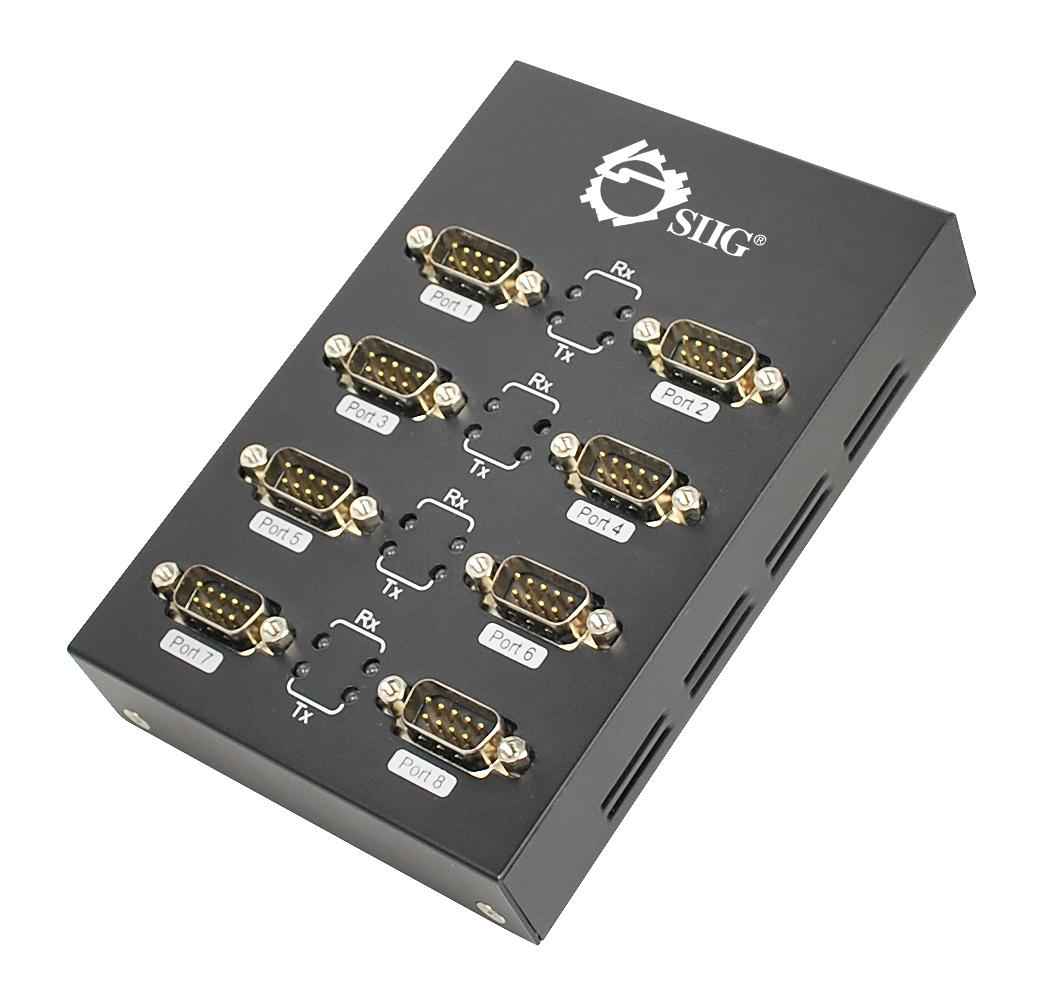 SIIG 8Port USB to RS232 Serial Adapter Hub (JUSC0211S1