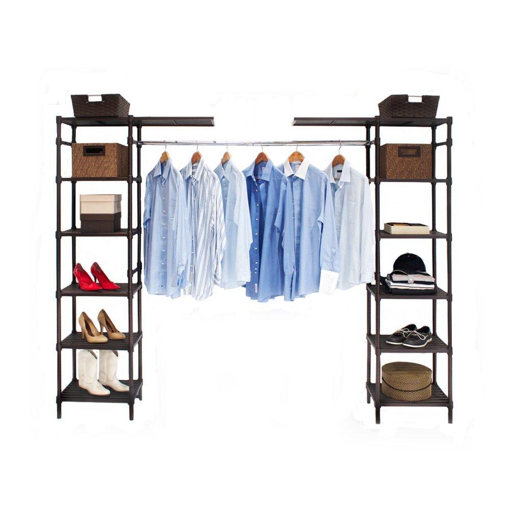 Seville Classics Expandable Closet Organizer System, Resin