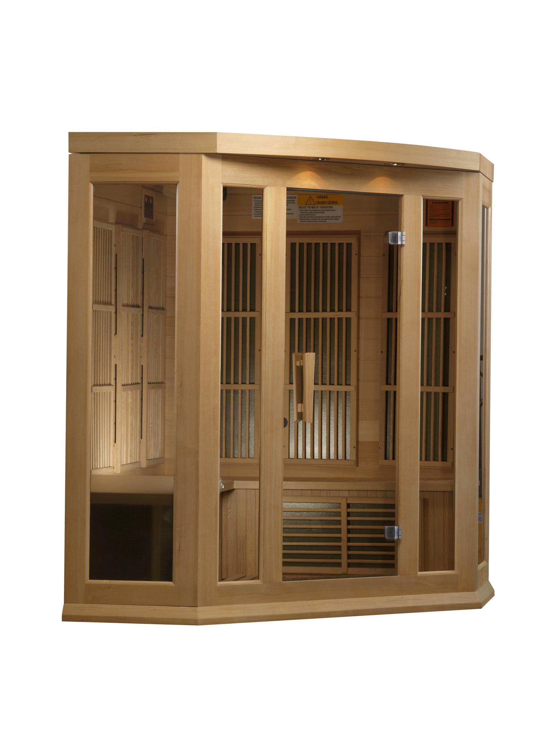 DYNAMIC SAUNAS Maxxus 3 Per Low EMF FAR Infrared Carbon