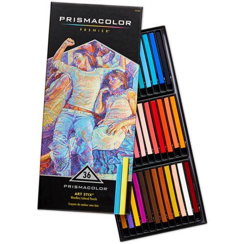 Prismacolor Premier Art Stix Woodless Colored Pencils, 36Count (2164) Wood
