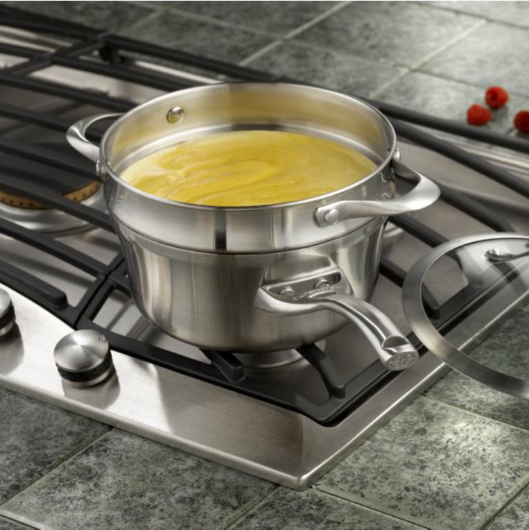Calphalon Contemporary Stainless 21/2Quart Saucepan with Glass Lid Saucepans