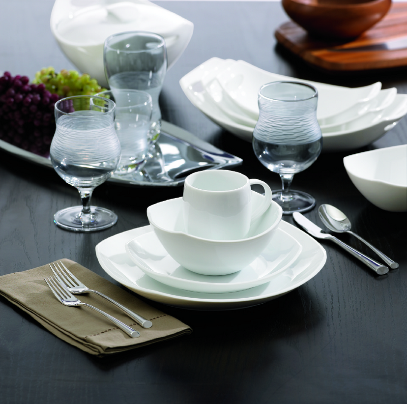 Dansk 16Piece Classic Fjord Apple Green Dinner Set