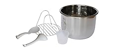 18/8 Stainless Steel Cooking Pot and Accessories
