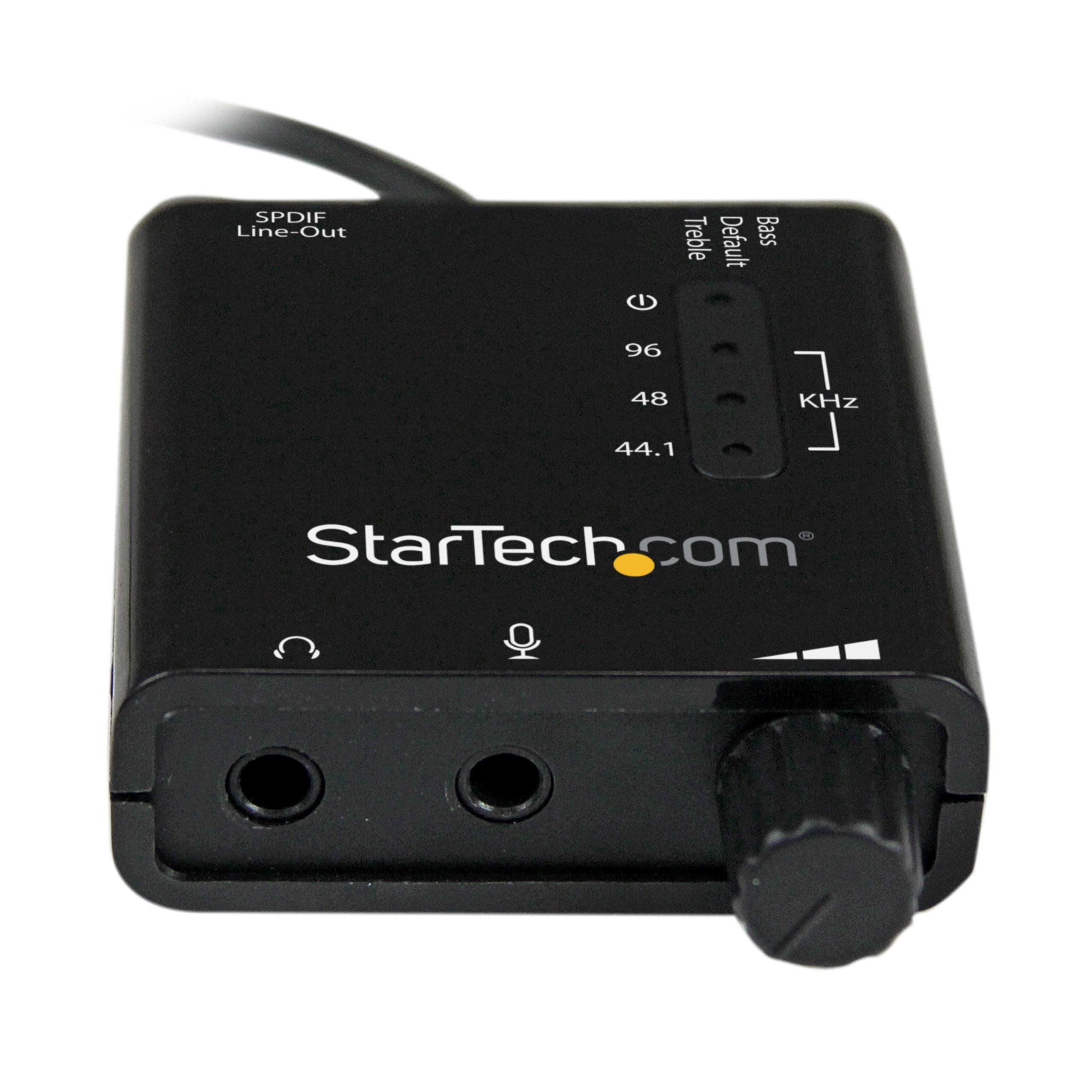 USB Stereo Audio Adapter External Sound Card with SPDIF