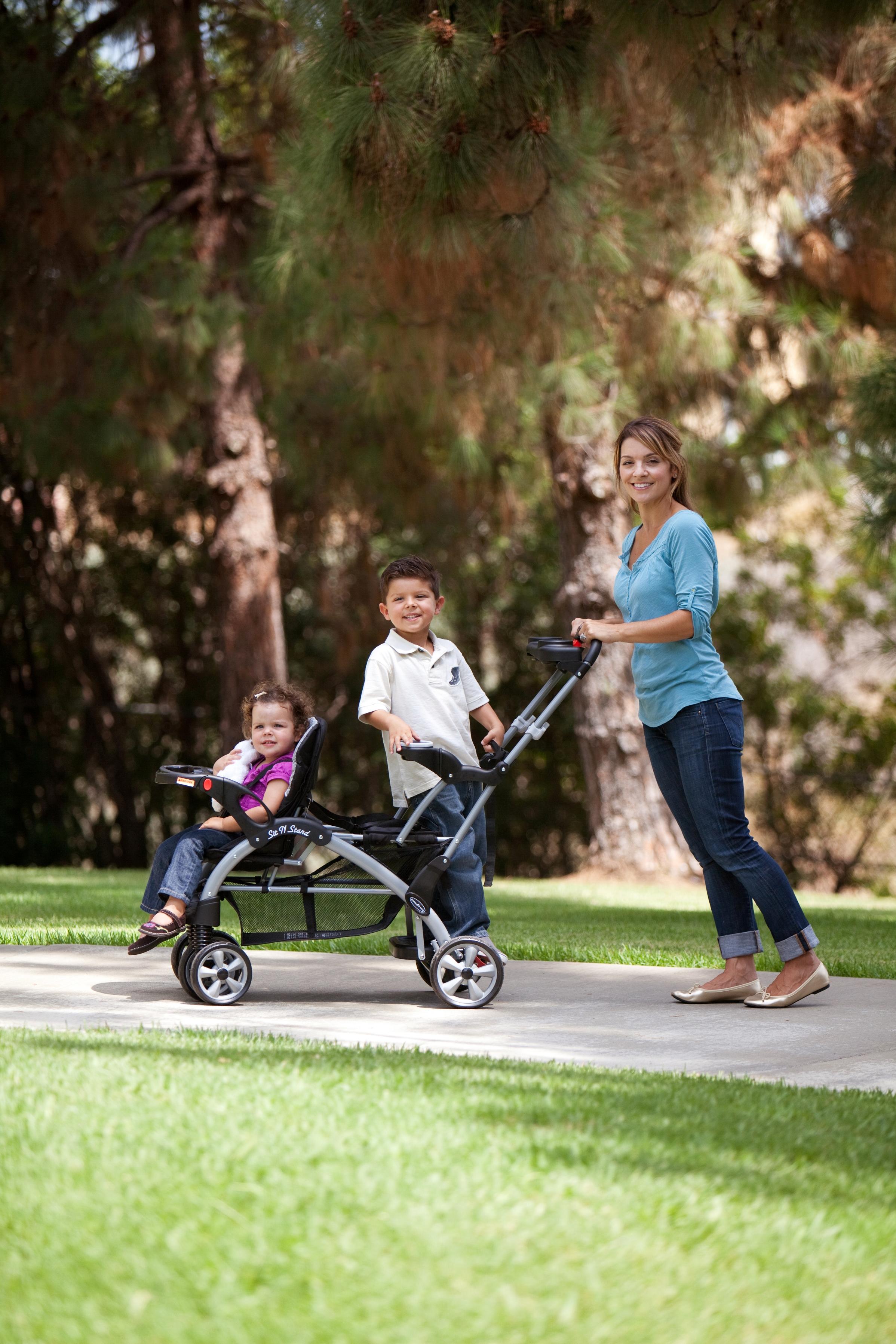 Amazon.com : Baby Trend Sit N Stand Ultra Tandem Stroller, Phantom : Baby