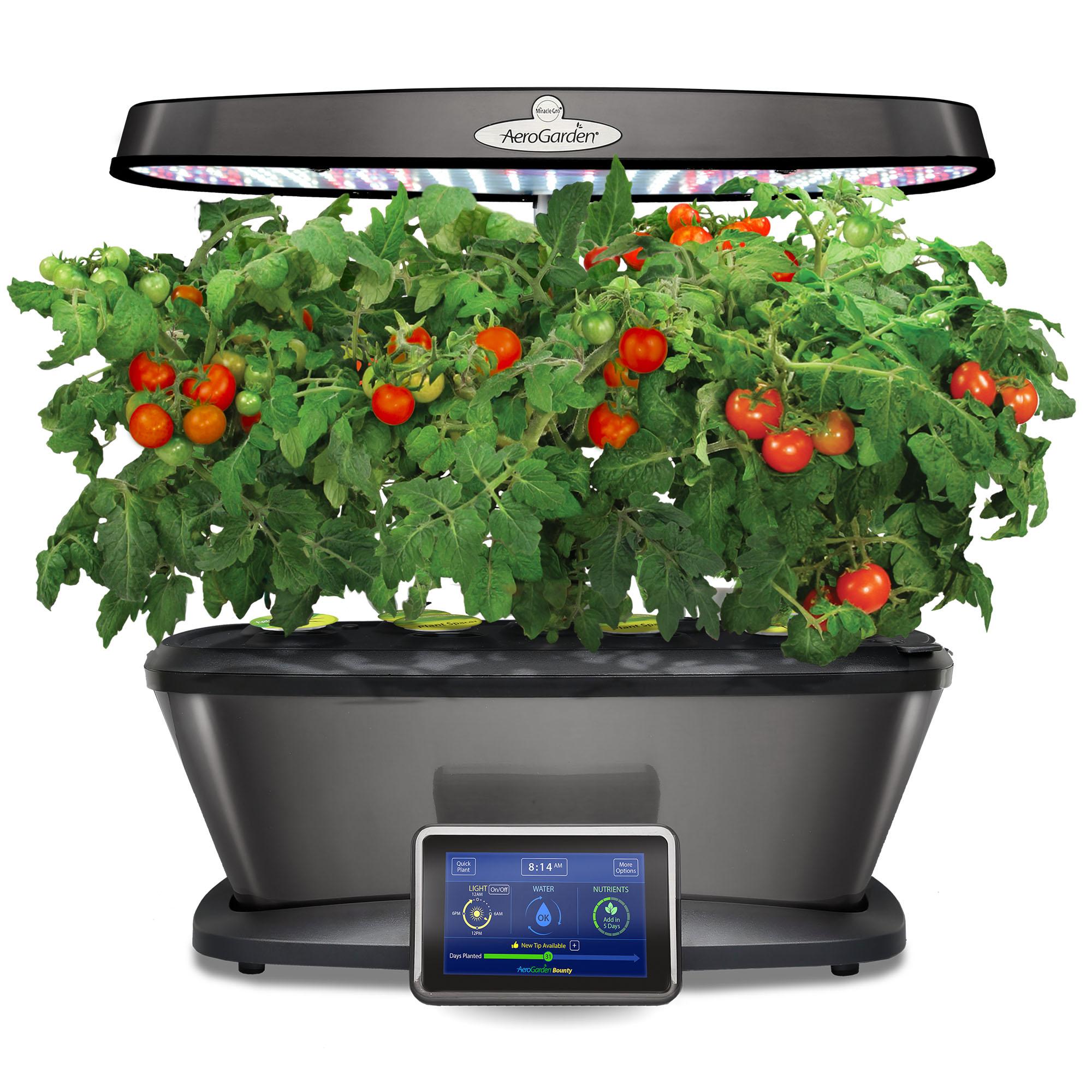 Miracle-Gro AeroGarden Bounty Elite Wi-Fi with Gourmet ...