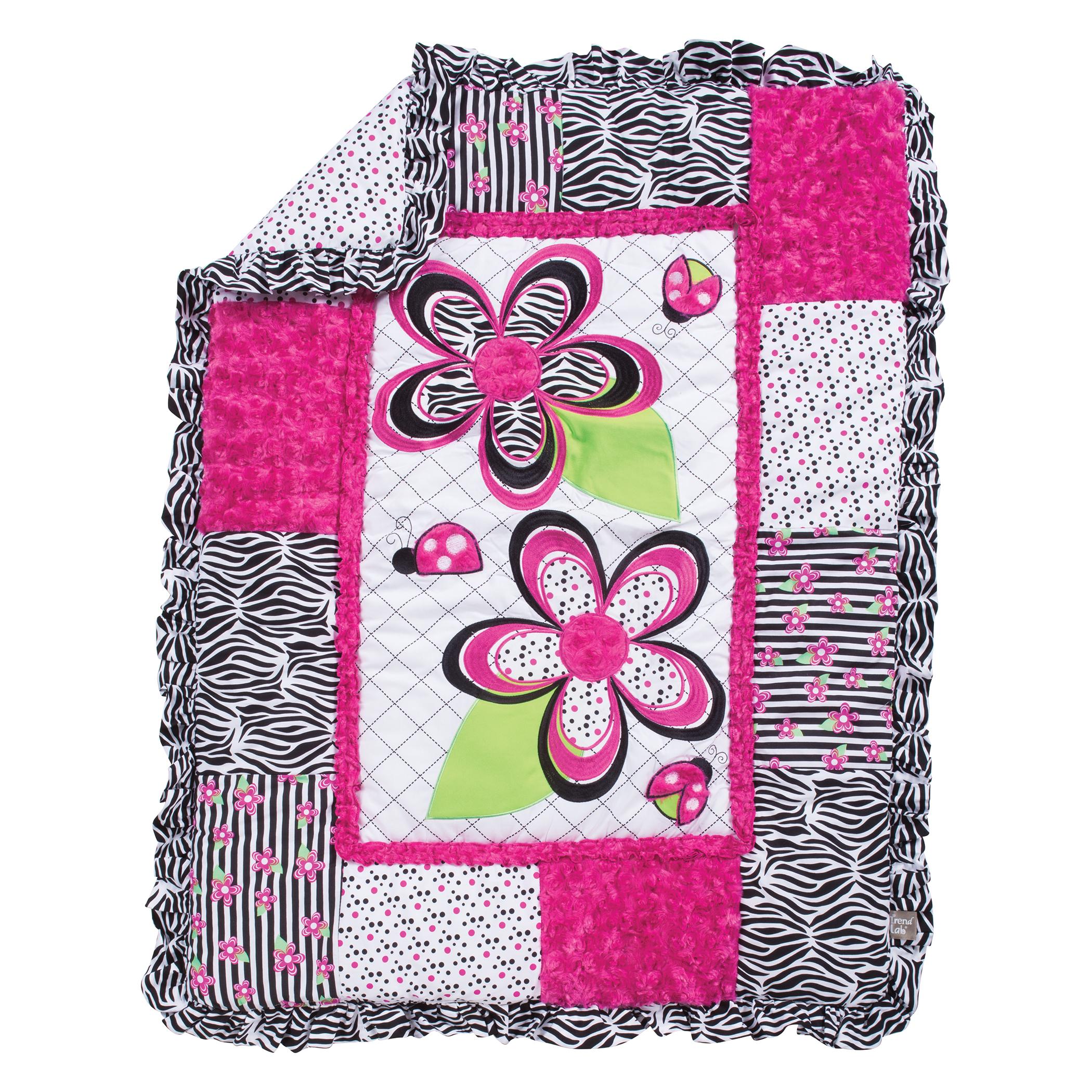 Trend Lab 3 Piece Crib Bedding Set, Zahara Crib Bedding