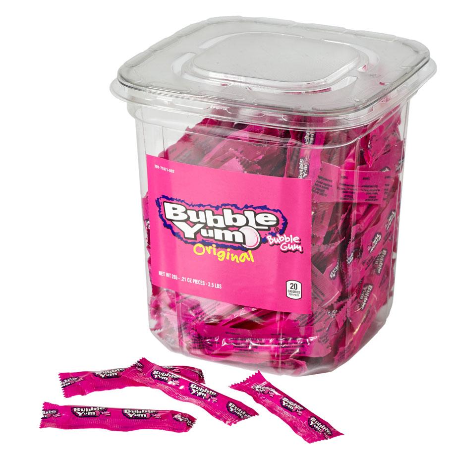 BUBBLE YUM Bubble Gum (Original, 3.5 Pound Canister
