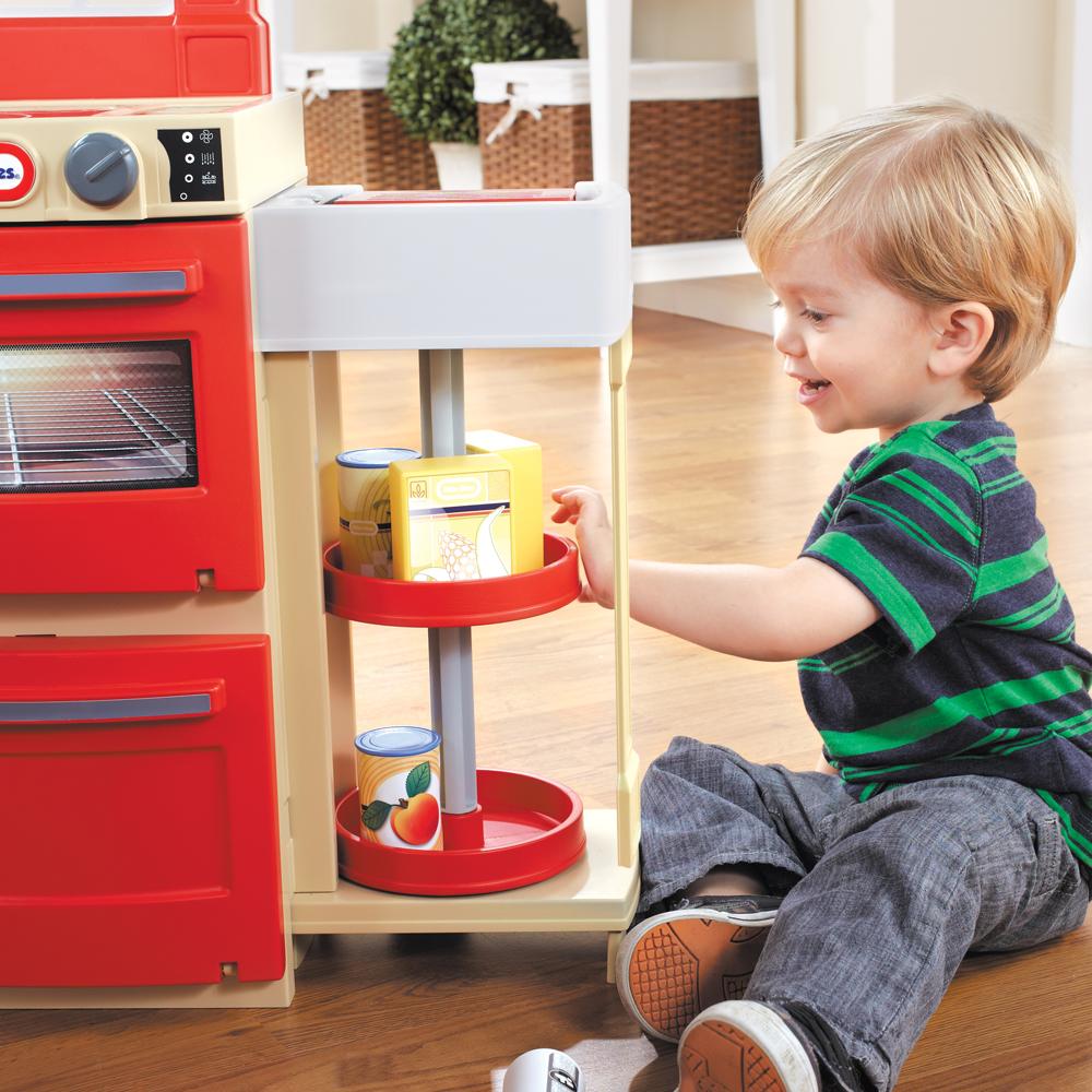Little Tikes Cook 'n Store Kitchen Playset Red Toys & Games