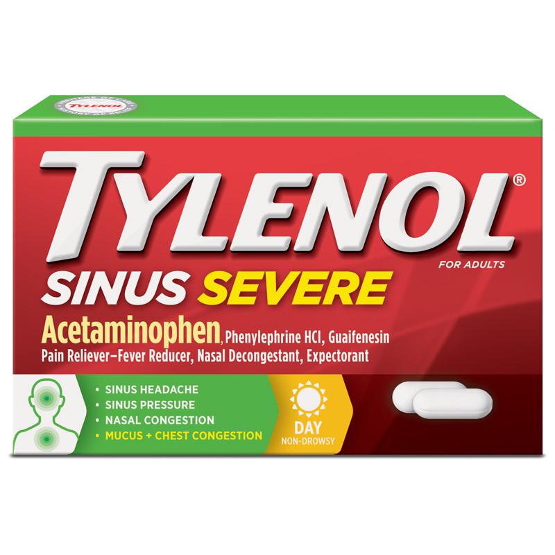Tylenol Sinus Congestion Plus Pain Severe Daytime Non