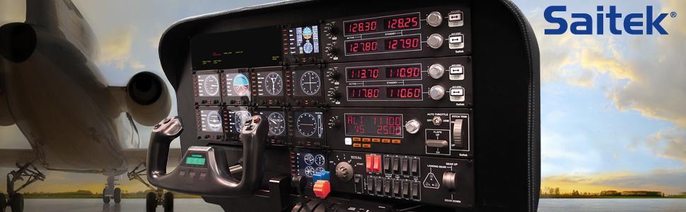 Saitek Three Lever Pro Throttle Quandrant