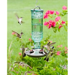 Amazon Com Perky Pet 8108 2 Green Antique Bottle 10 Ounce Glass