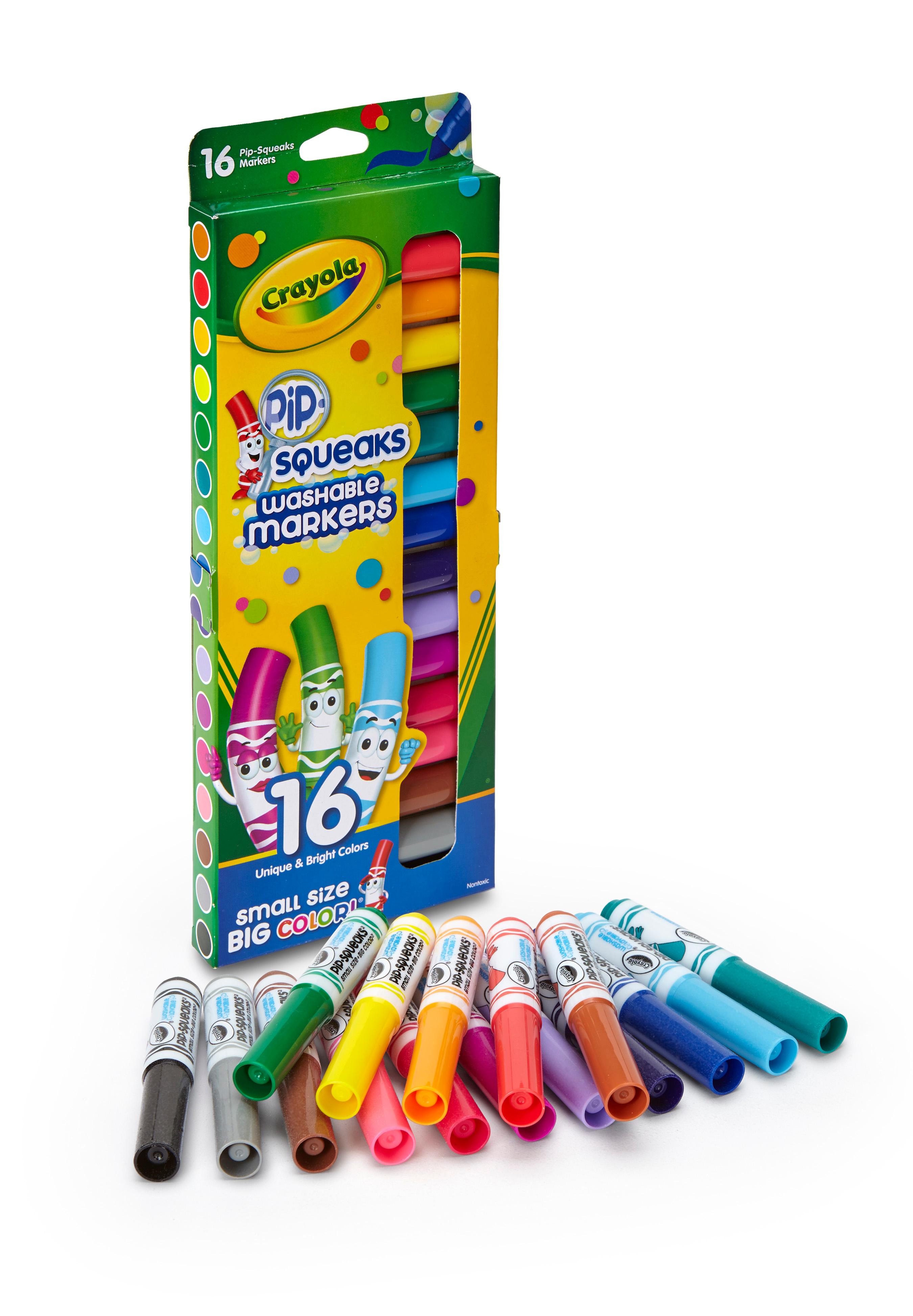 Amazon Crayola Pip Squeaks Washable Markers 16 Ea Pack Of 3 